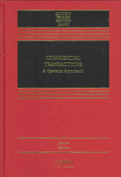 Commercial Transactions: A Systems Approach cover