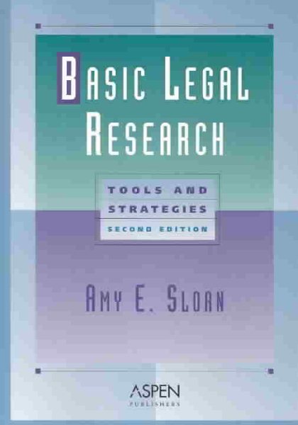 Basic Legal Research: Tools and Strategies (Legal Research and Writing) cover