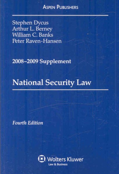 National Security Law 2008 Supplement cover