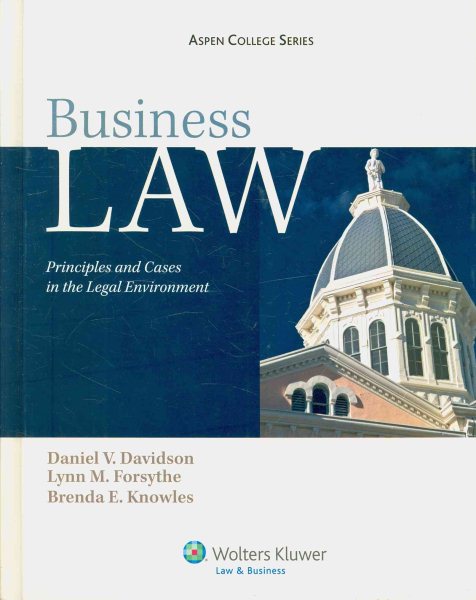 Business Law: Principles and Cases in the Legal Environment (Aspen College Series) cover