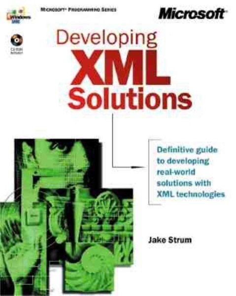Developing XML Solutions (DV-MPS General) cover