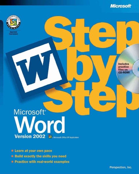 Microsoft® Word Version 2002 Step by Step (Cpg-Step by Step) cover