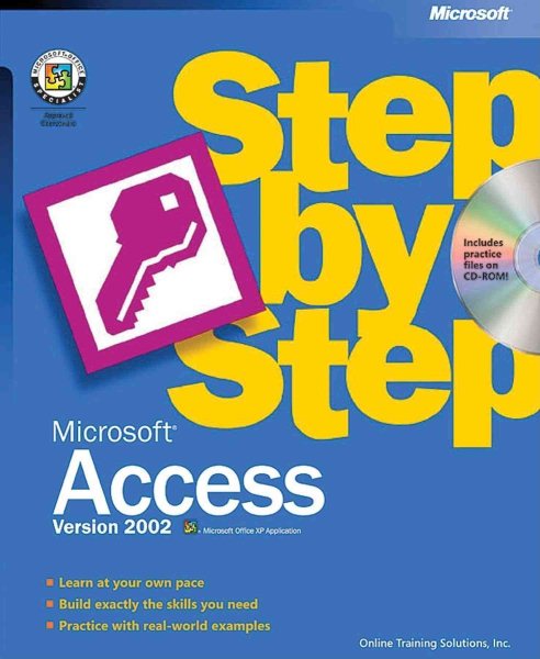Step by Step Microsoft Access Version 2002 (Cpg-Step by Step) cover
