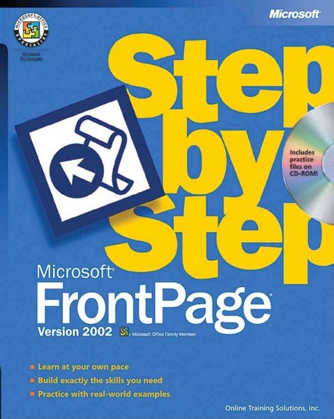 Microsoft® FrontPage® Version 2002 Step by Step (Cpg Step by Step) cover