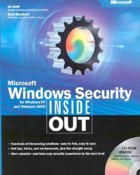 Microsoft Windows Security Inside Out for Windows Xp and Windows 2000 (Bpg--Inside Out) cover
