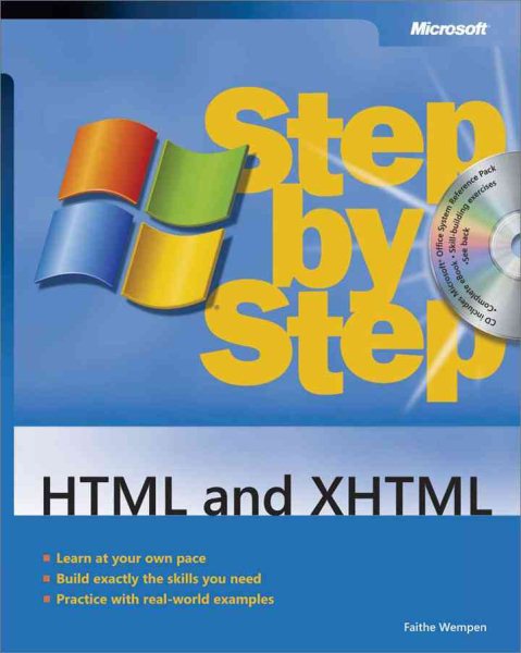 HTML and XHTML Step by Step cover