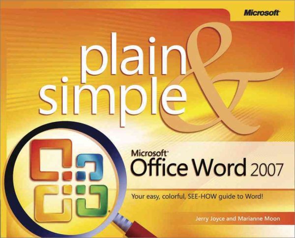 Microsoft® Office Word 2007 Plain & Simple cover