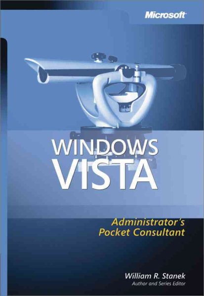 Windows Vista(TM) Administrator's Pocket Consultant (Pro - Administrator's Pocket Consultant) cover