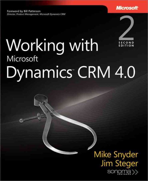 Working with Microsoft Dynamics(TM) CRM 4.0 cover