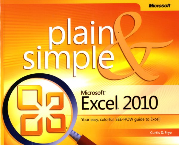Microsoft Excel 2010 Plain & Simple cover