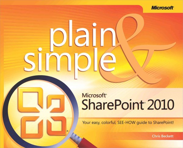 Microsoft SharePoint 2010 Plain & Simple cover