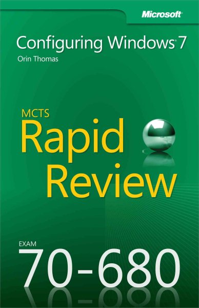 MCTS 70-680 Rapid Review: Configuring Windows 7 cover