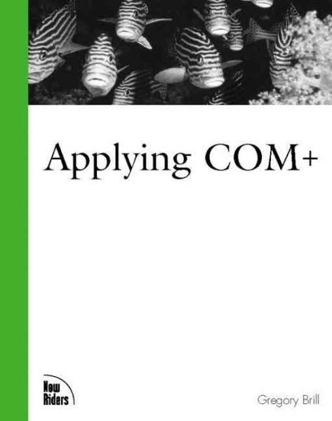 Applying COM+ (Landmark (New Riders)) cover