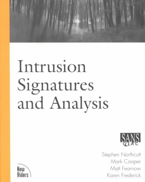 Intrusion Signatures and Analysis cover