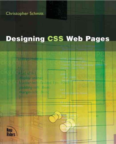 Designing CSS Web Pages cover