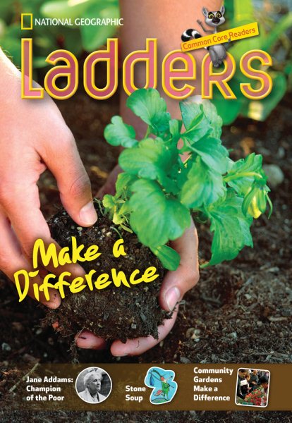 Ladders Reading/Language Arts 3: Make a Difference (two-below; Social Studies) cover