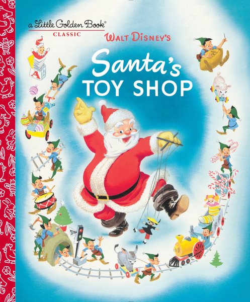 Santa's Toy Shop (Disney) (Little Golden Book) cover