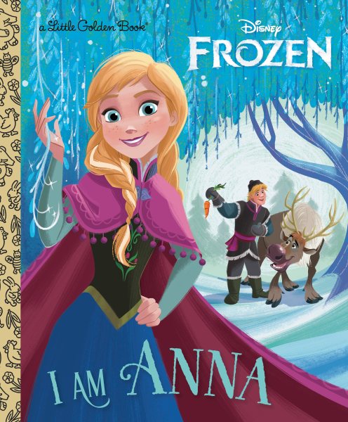 I Am Anna (Disney Frozen) (Little Golden Book) cover