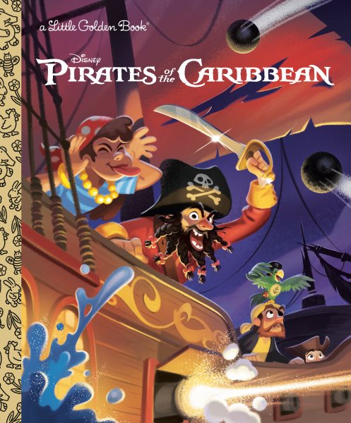 Pirates of the Caribbean (Disney Classic) (Little Golden Book) cover