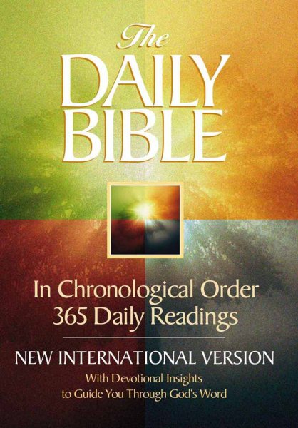 The Daily Bible: In Chronological Order 365 Daily Readings cover