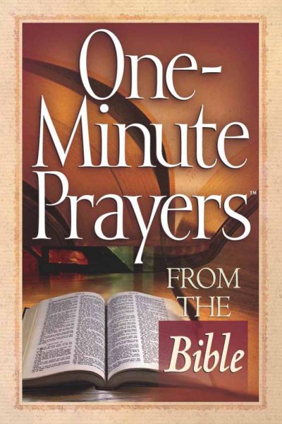 One-Minute Prayers™ from the Bible cover