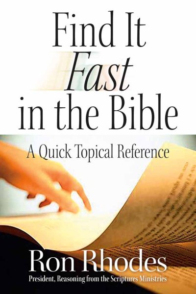 Find It Fast in the Bible: A Quick Topical Reference cover