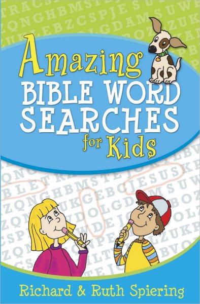 Amazing Bible Word Searches for Kids cover
