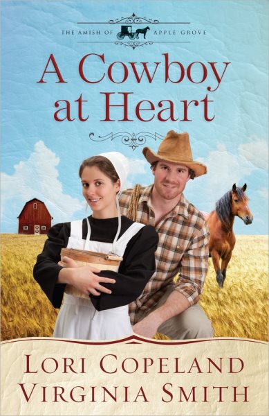 A Cowboy at Heart (The Amish of Apple Grove) cover