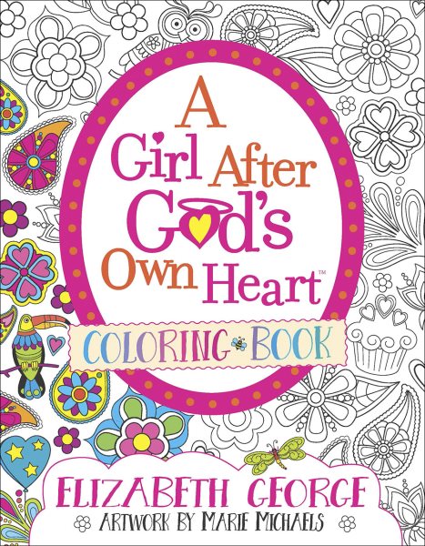 A Girl After God's Own Heart Coloring Book cover