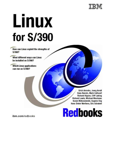 Linux for S/390 (IBM Redbook) cover