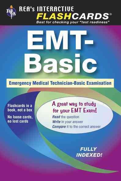 EMT-Basic - Interactive Flashcards Book for EMT (REA) (REA Test Preps), Not the Premium Edition cover