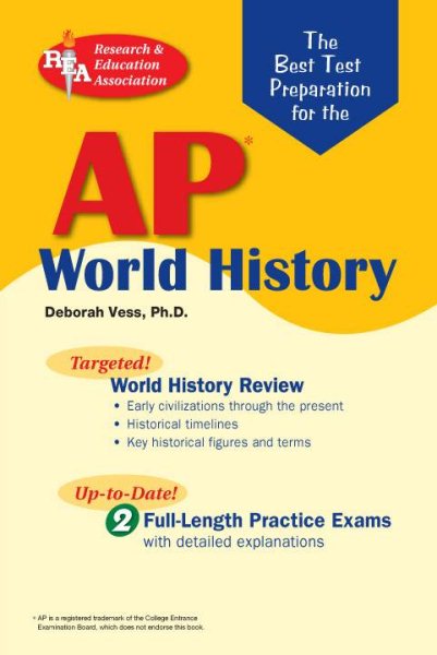 AP World History (REA) - The Best Test Prep for the AP World History (Advanced Placement (AP) Test Preparation) cover
