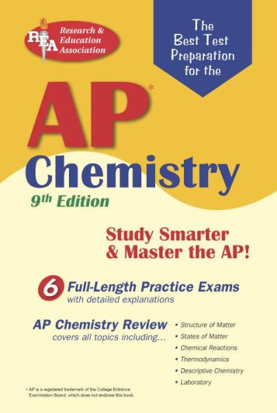 AP Chemistry (REA) - The Best Test Prep for the Advanced Placement Exam (Advanced Placement (AP) Test Preparation) cover