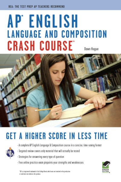AP® English Language & Composition Crash Course Book + Online (Advanced Placement (AP) Crash Course) cover