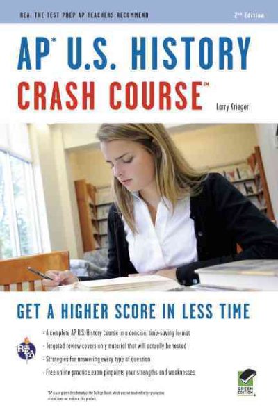 AP U.S. History Crash Course (REA: The Test Prep AP Teachers Recommend) cover