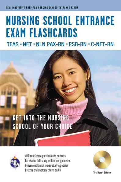 Nursing School Entrance Exams (TEAS) Flashcard Book + Online (Nursing Test Prep) cover