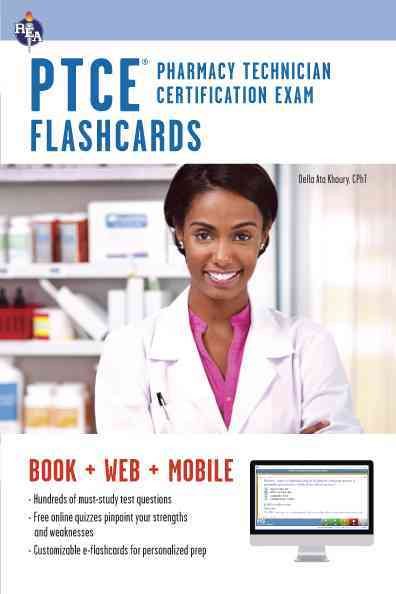 PTCE - Pharmacy Technician Certification Exam Flashcard Book + Online (Flash Card Books) cover