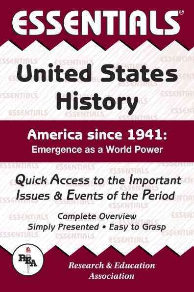 United States History Since 1941 Essentials (Essentials Study Guides) cover