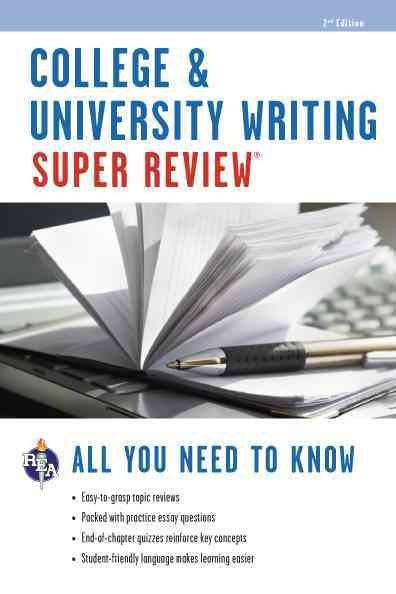 College & University Writing Super Review (Super Reviews Study Guides) cover