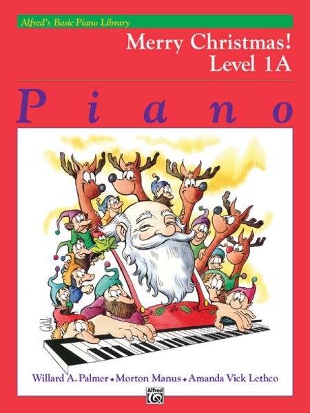 Alfred's Basic Piano Library Merry Christmas!, Bk 1A cover