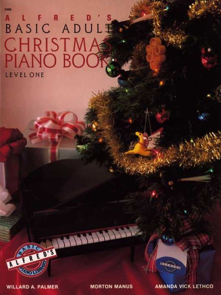 Alfred's Basic Adult Course Christmas, Bk 1 (Alfred's Basic Adult Piano Course, Bk 1) cover