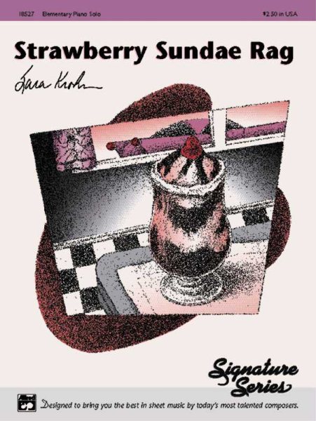 Strawberry Sundae Rag: Sheet cover