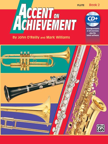 Accent on Achievement, Bk 2: Flute, Book & CD cover