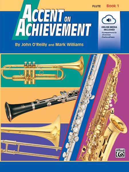 Accent on Achievement, Bk 1: Flute, Book & CD cover