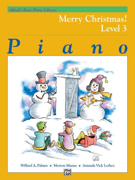 Alfred's Basic Piano Library Merry Christmas!, Bk 3 (Alfred's Basic Piano Library, Bk 3) cover