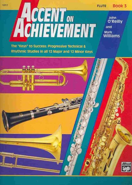 Accent on Achievement, Bk 3: Flute cover