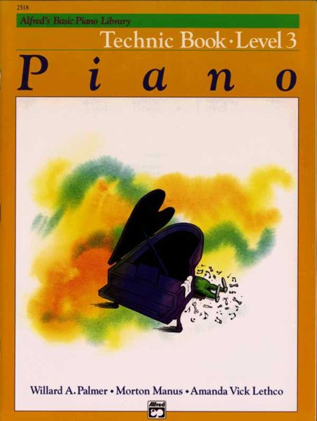 Alfred's Basic Piano Library Technic, Bk 3 cover