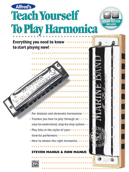 Alfred's Teach Yourself to Play Harmonica with CD cover