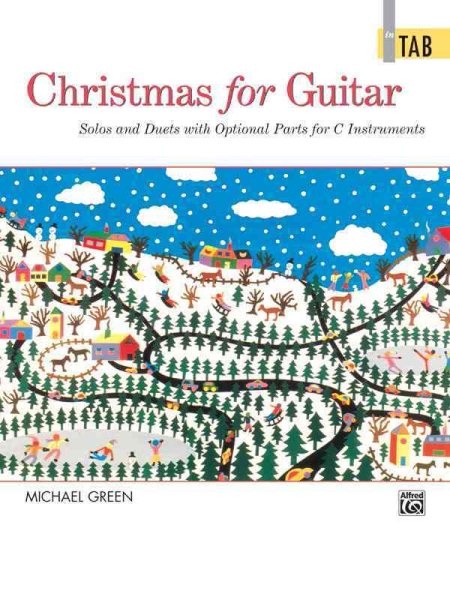 Christmas for Guitar In TAB: Solos and Duets with Optional Parts for C Instruments cover