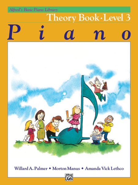 Alfred's Basic Piano Library Theory, Bk 3 (Alfred's Basic Piano Library, Bk 3) cover
